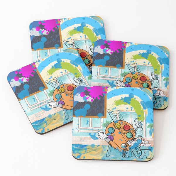 Item preview, When art and shapes plus paintings combined designed and sold by Sensihoriverse.