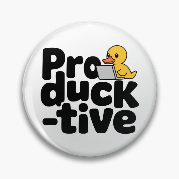 Item preview, Pro-DUCK-Tive! Cute Duck Pun designed and sold by PMCreative.