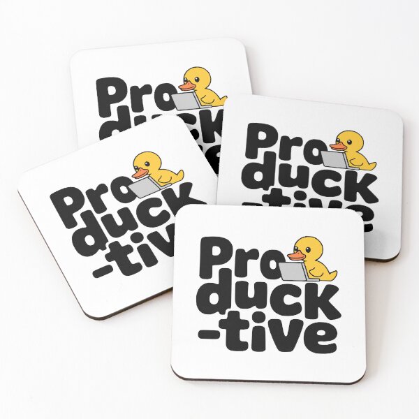 Item preview, Pro-DUCK-Tive! Cute Duck Pun designed and sold by PMCreative.