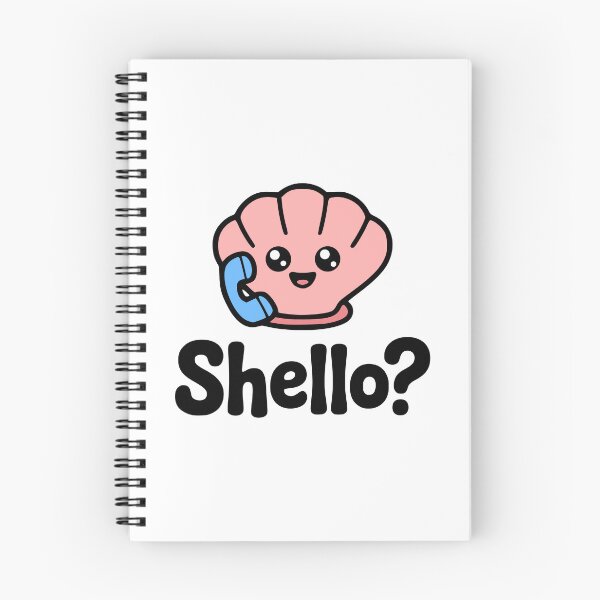 Item preview, Shello? Cute Seahshell Pun designed and sold by PMCreative.