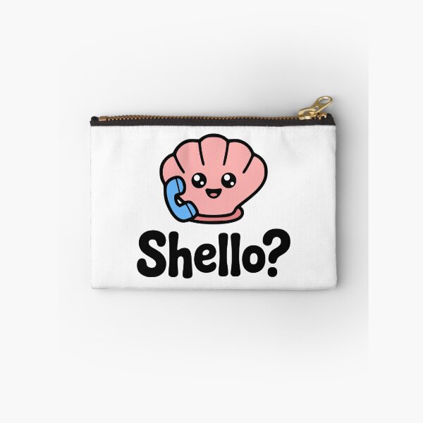 Item preview, Shello? Cute Seahshell Pun designed and sold by PMCreative.