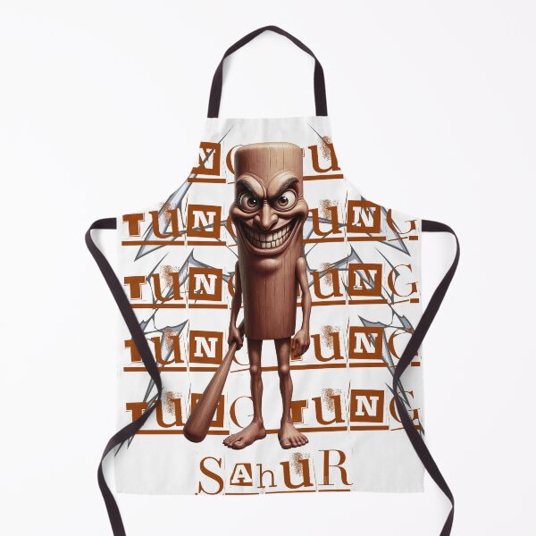 Item preview, TUNG SAHUR – Crazy Meme Log with Bat Design designed and sold by Mini Conceptos.