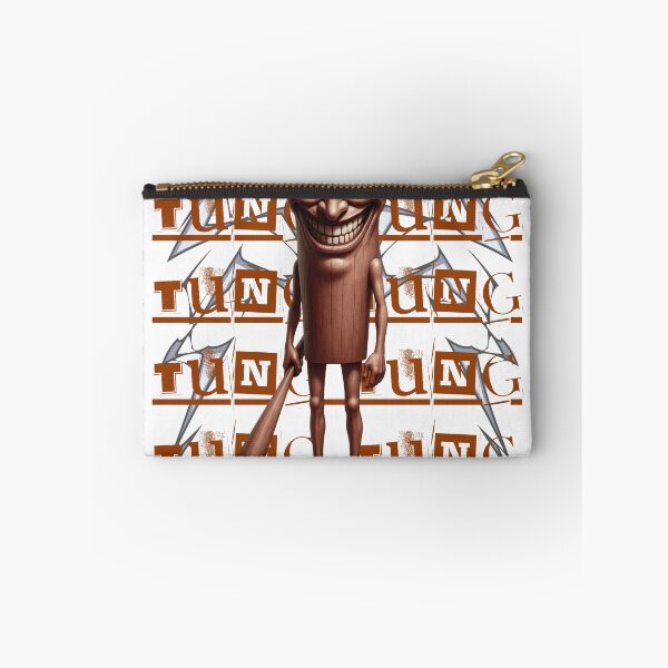 Item preview, TUNG SAHUR – Crazy Meme Log with Bat Design designed and sold by Mini Conceptos.