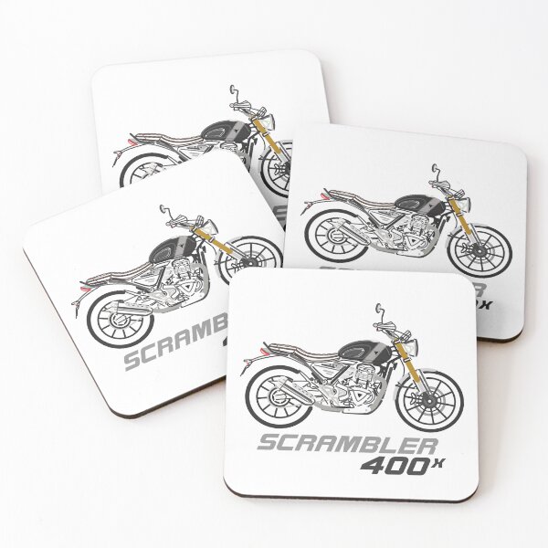 Item preview, Motorcycle Scrambler 400 black designed and sold by Dress2Drive.