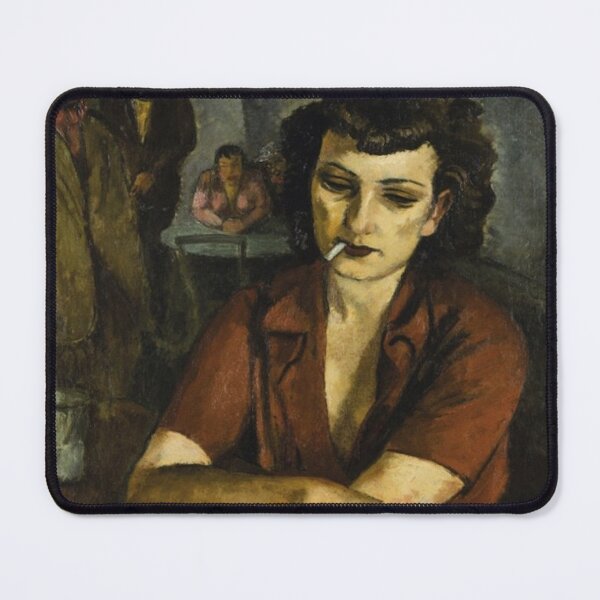 Item preview, Smoking Woman Seated in a Bar designed and sold by Ichneumon-art.