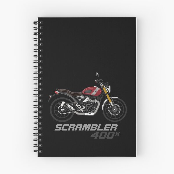 Item preview, Motorcycle Scrambler 400 red designed and sold by Dress2Drive.