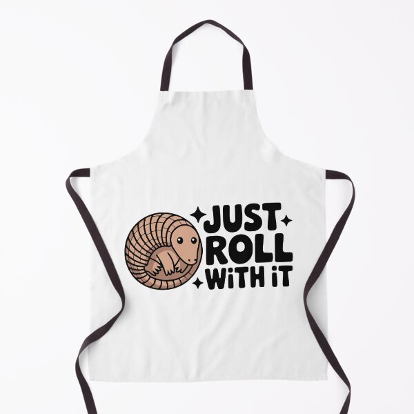 Item preview, Just Roll With It! Cute Armadillo Pun designed and sold by PMCreative.