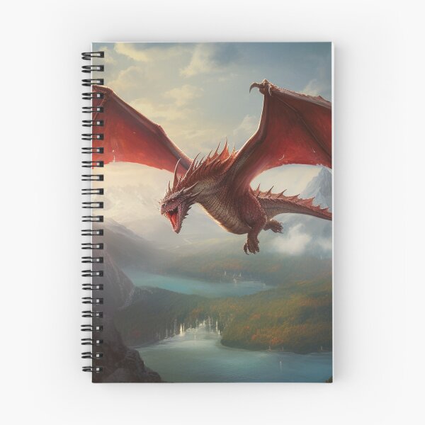 Item preview, Flying Red Dragon Mountains Grand Valley designed and sold by GrinGalore.