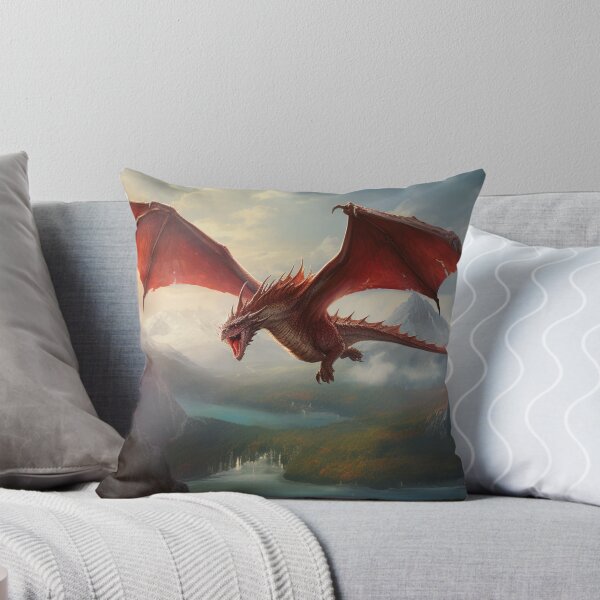 Item preview, Flying Red Dragon Mountains Grand Valley designed and sold by GrinGalore.