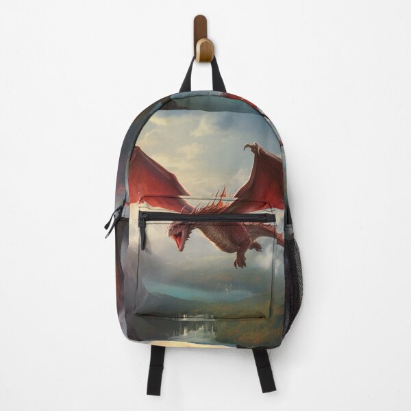 Item preview, Flying Red Dragon Mountains Grand Valley designed and sold by GrinGalore.
