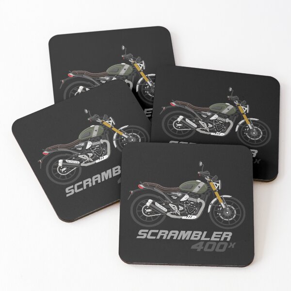 Item preview, Motorcycle Scrambler 400 green designed and sold by Dress2Drive.