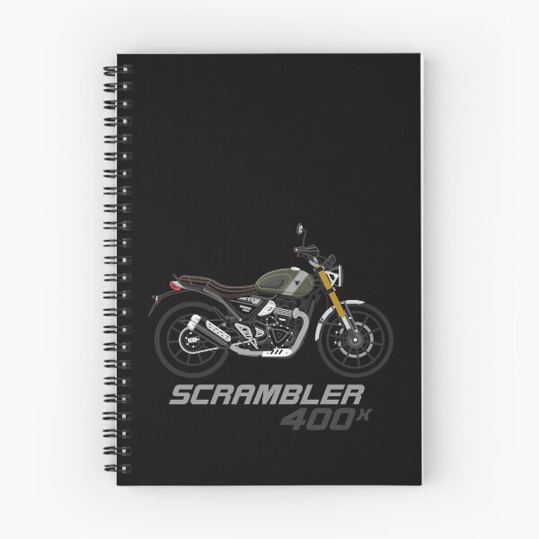 Item preview, Motorcycle Scrambler 400 green designed and sold by Dress2Drive.