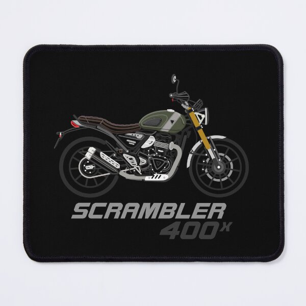 Item preview, Motorcycle Scrambler 400 green designed and sold by Dress2Drive.