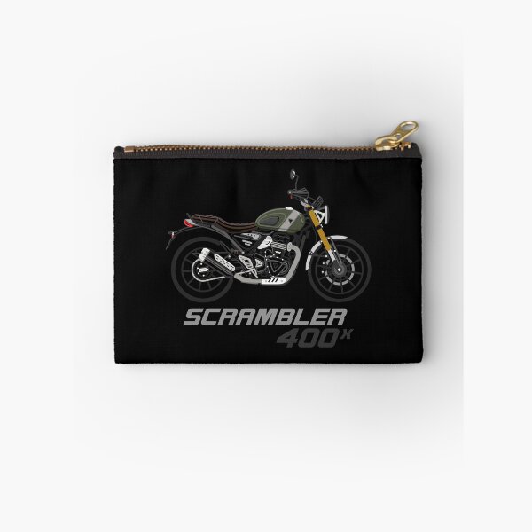 Item preview, Motorcycle Scrambler 400 green designed and sold by Dress2Drive.