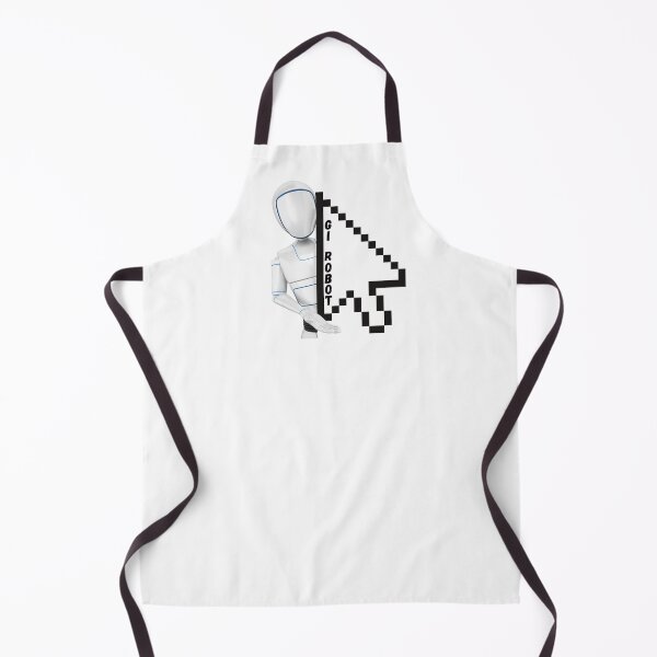 Item preview, White Robot Holding Cursor – Gi Robot Tech Art designed and sold by Lunaria Arts.