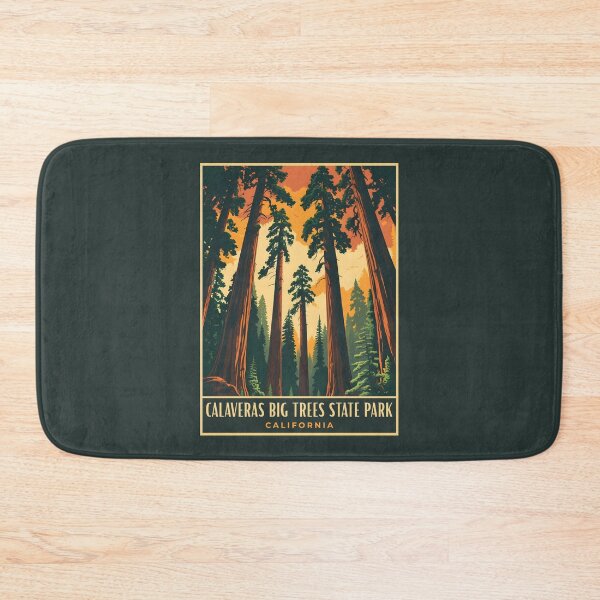 Item preview, A Vintage Illustration of Calaveras Big Trees State Park - California  designed and sold by GoodOldVintage.