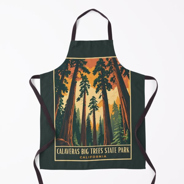 Item preview, A Vintage Illustration of Calaveras Big Trees State Park - California designed and sold by GoodOldVintage.