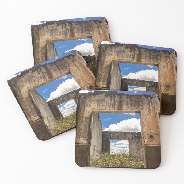 Item preview, abandoned house without a roof with plants and a sky with clouds designed and sold by felipequeiroz.