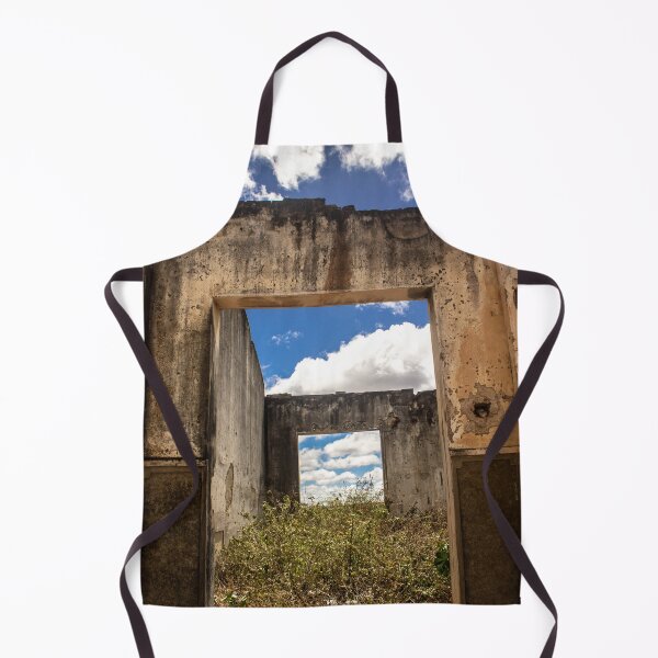 Item preview, abandoned house without a roof with plants and a sky with clouds designed and sold by felipequeiroz.