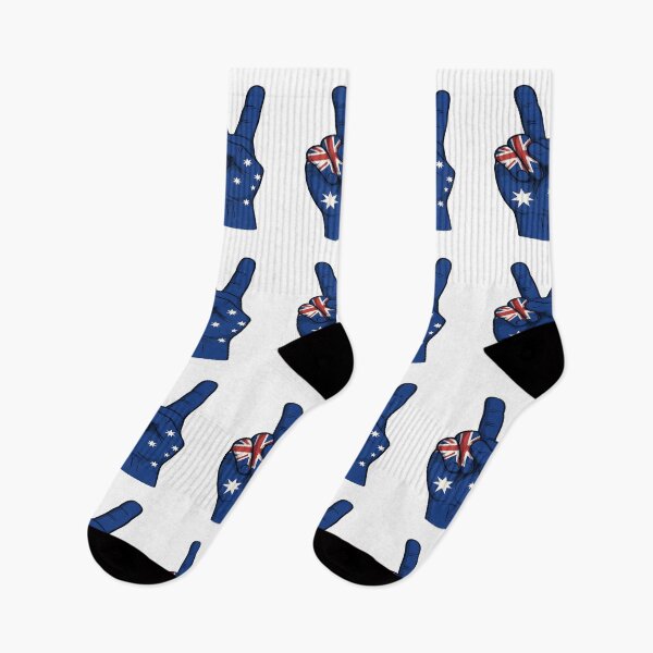 Item preview, ✌️ Aussie Peace Sign: Australia Flag National Pride designed and sold by Globalcitytees.
