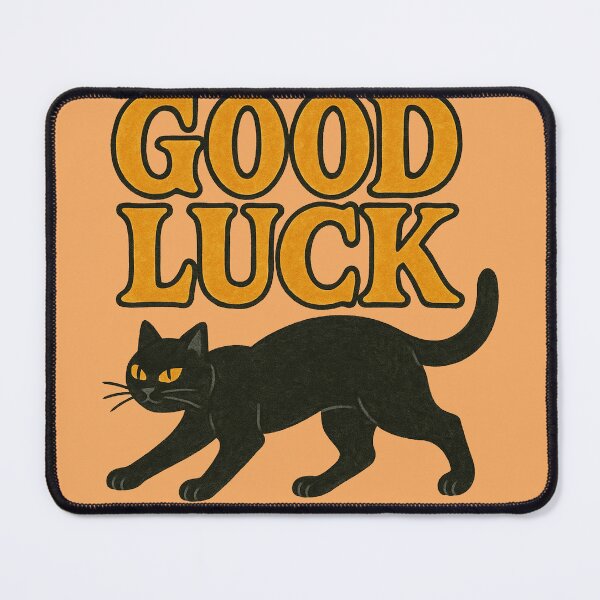 Item preview, Good Luck Black Cat designed and sold by FrictionMaxxing.