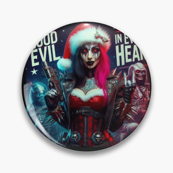 Item preview, Gothic Cyberpunk Santa Gesture Trio designed and sold by Voodoo Store Paranormal Collections.
