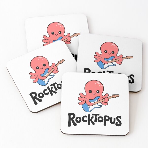 Item preview, Rocktopus! Cute Octopus Music Pun designed and sold by PMCreative.