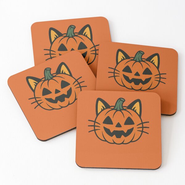 Item preview, Jack O Lantern Kitty Cat designed and sold by FrictionMaxxing.