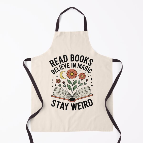Item preview, Read Books. Believe in Magic. Stay Weird – Whimsical Bookish Quote Design designed and sold by Splendid Scibbles.