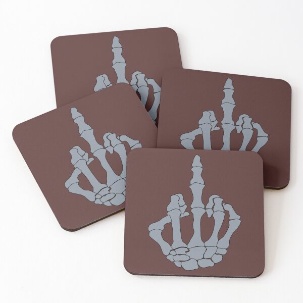 Item preview, Skeleton middle finger. designed and sold by MiPa78.