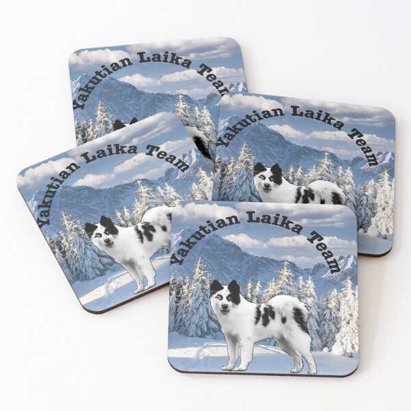 Item preview, Yakutian Laika Team – Arctic Sled Dog Series designed and sold by MarcVan.