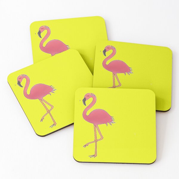 Item preview, Flamingo Her – Cute Summer Girl with Flower Crown designed and sold by minibrainco.