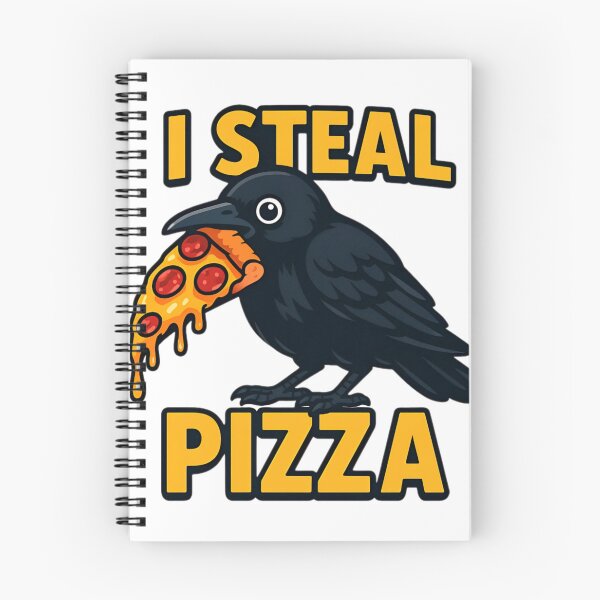 Item preview, Pizza Crow Funny Meme Sticker Art designed and sold by Amr Siam.
