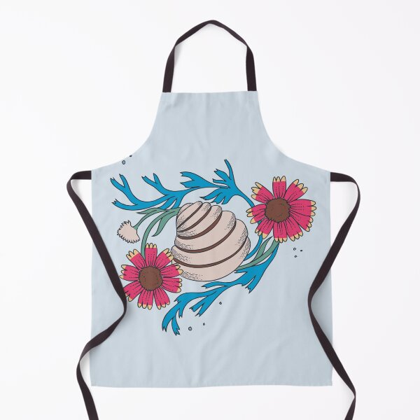 Item preview, Ilustración de concha de la isla Pawleys: almeja Venus y flores silvestres designed and sold by musingtreeart.