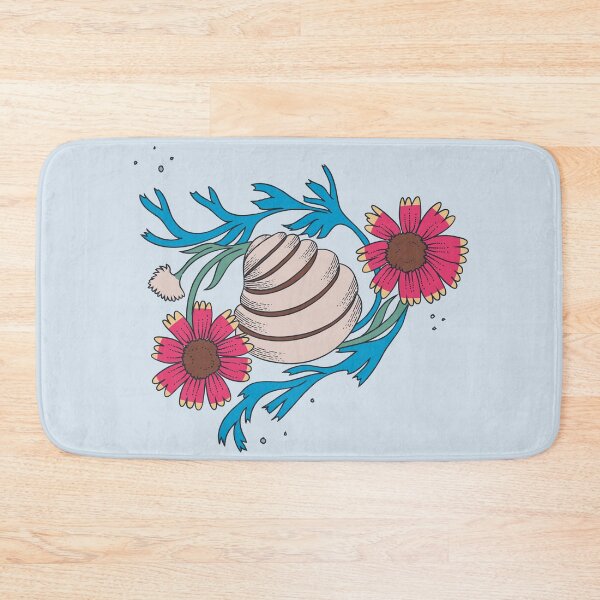 Item preview, Pawleys Island Shell – Venus Clam and Wildflower Illustration designed and sold by musingtreeart.