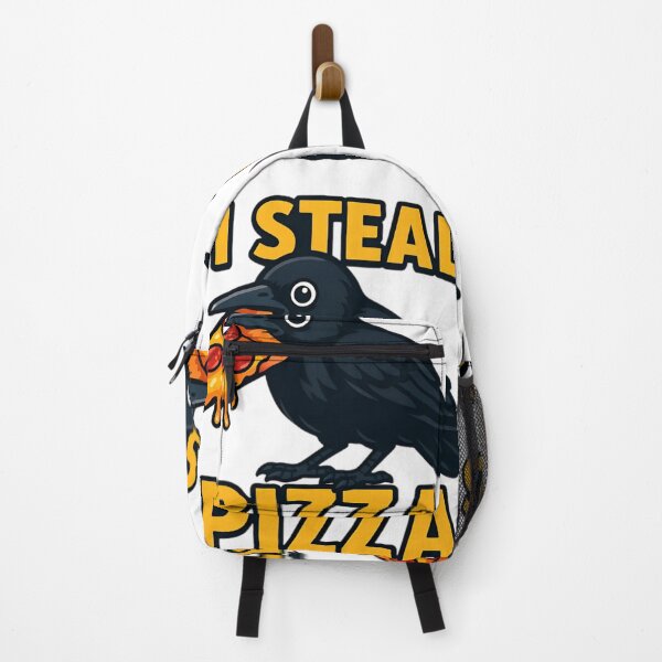 Item preview, Pizza Crow Funny Meme Sticker Art designed and sold by Amr Siam.