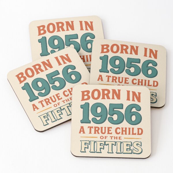 Item preview, Born in 1956 – A True Child of the Fifties designed and sold by TheWonkyEaselCo.