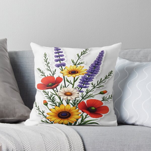 Item preview, Wildflower Harmony – Botanical Floral Bouquet Illustration designed and sold by The Quiet Growth.