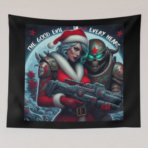 Item preview, Futuristic Santa Cyborg Warrior Moon designed and sold by Voodoo Store Paranormal Collections.