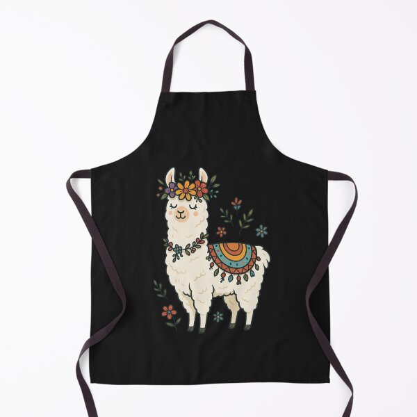 Item preview, Festival Llama – Colorful Llama with Floral Crown and Festive Vibes | Boho Animal Art designed and sold by ColorSplash123.
