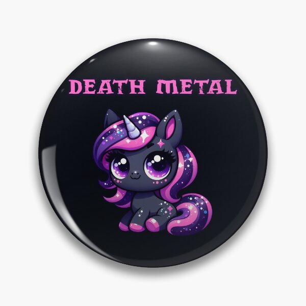 Item preview, Death metal Pony Glitter Unicorn designed and sold by AngelinaBezm.