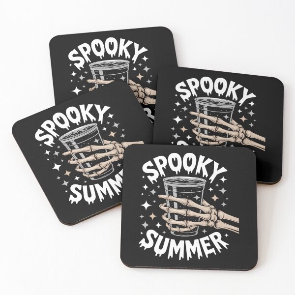 Item preview, Skeleton Drinking Coffee Summer Vacation designed and sold by tearbytea.