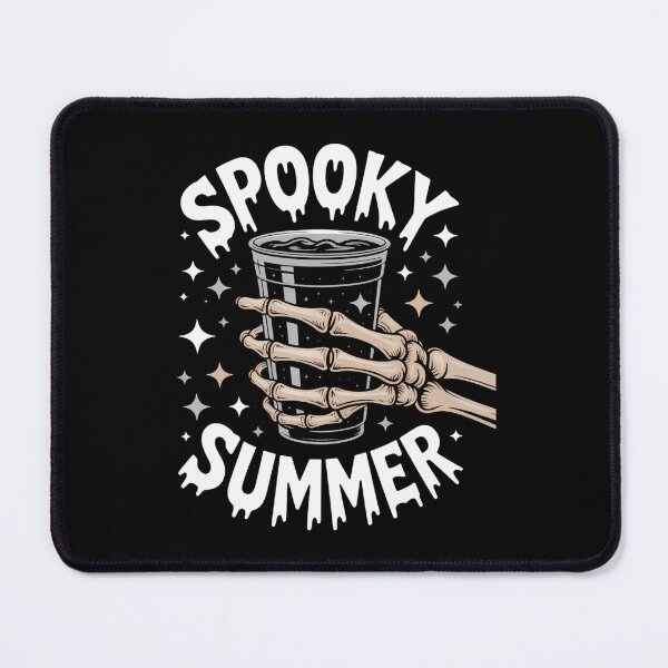 Item preview, Skeleton Drinking Coffee Summer Vacation designed and sold by tearbytea.