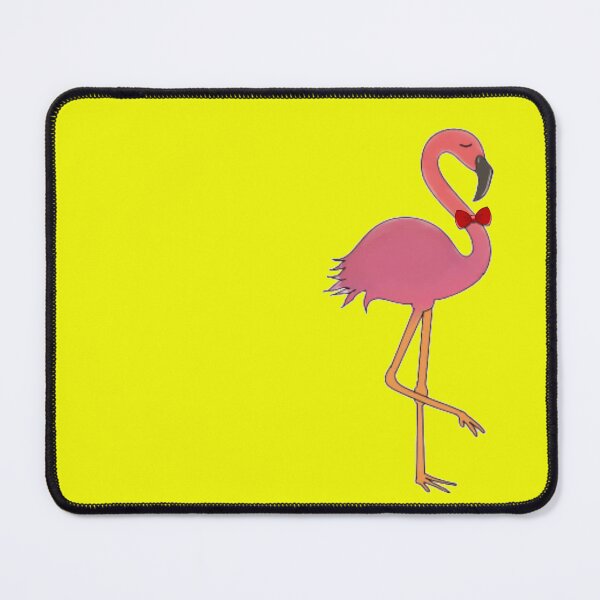 Item preview, Flamingo Him – Cute Summer boy with Red Bowtie designed and sold by minibrainco.