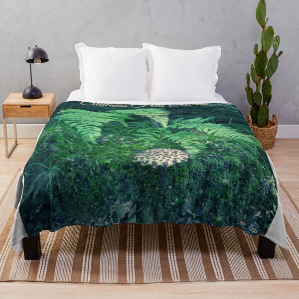 Item preview, Stillness Has Secrets – Mystical Forest Mushroom and Ferns designed and sold by Dynahgrl.