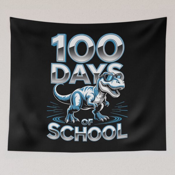 Item preview, Smarter 100th Day School Cute Dinosaur T rex designed and sold by tearbytea.