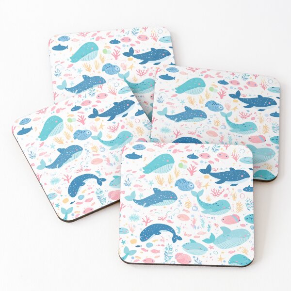 Item preview, Cutesy Ocean Pattern 1 designed and sold by Stained By The Belle.