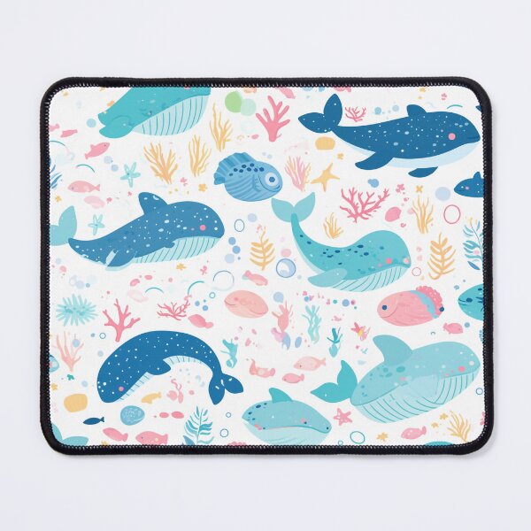 Item preview, Cutesy Ocean Pattern 1 designed and sold by Stained By The Belle.