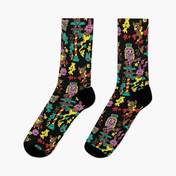 Item preview,  Psychedelic Carnival Creatures - Surreal Pop Art Illustration designed and sold by Webstudio  2Amigos.