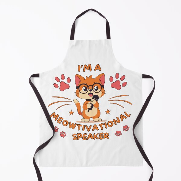 Item preview, Funny Cat Quote – I'm a Meowtivational Speaker for Pet Lovers & Feline Fans designed and sold by DesignDazzles.